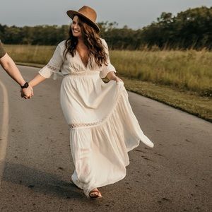 Baltic Born White Maxi Dress